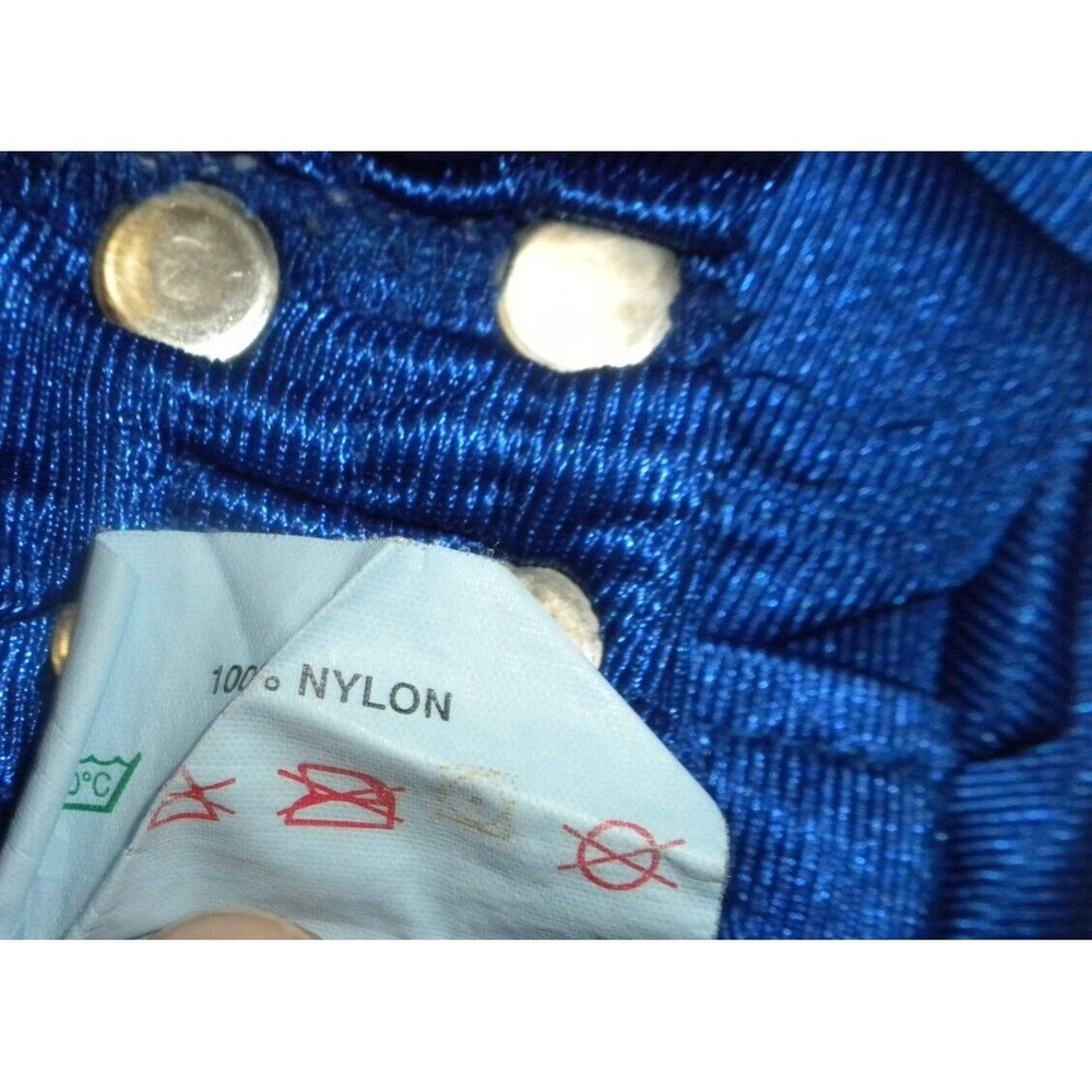 Delong Pants Mens 20 Blue Basketball Break Away Snap Warm‎ Up Track Vintage USA - Picture 8 of 13